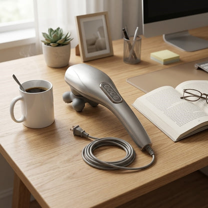 Handheld Electric Muscle Massager with Attachments
