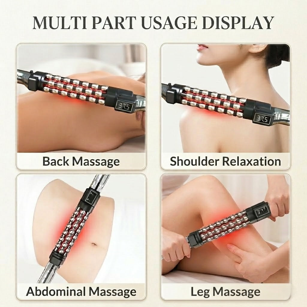 360° Rotating Deep Tissue Massage Roller