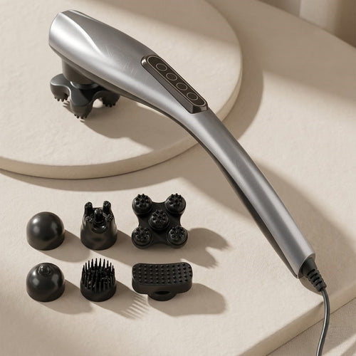 Handheld Electric Muscle Massager with Attachments